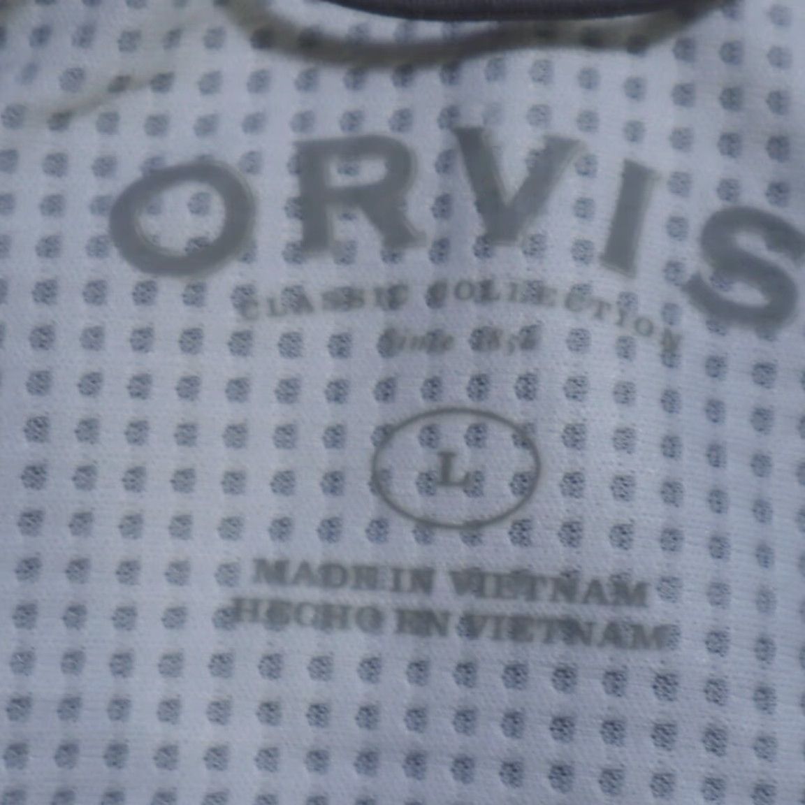 Orvis Orvis Double Pocket Button Down Grid Polyester Solid Shirt Gray Men's L Size US L / EU 52-54 / 3 - 5 Thumbnail