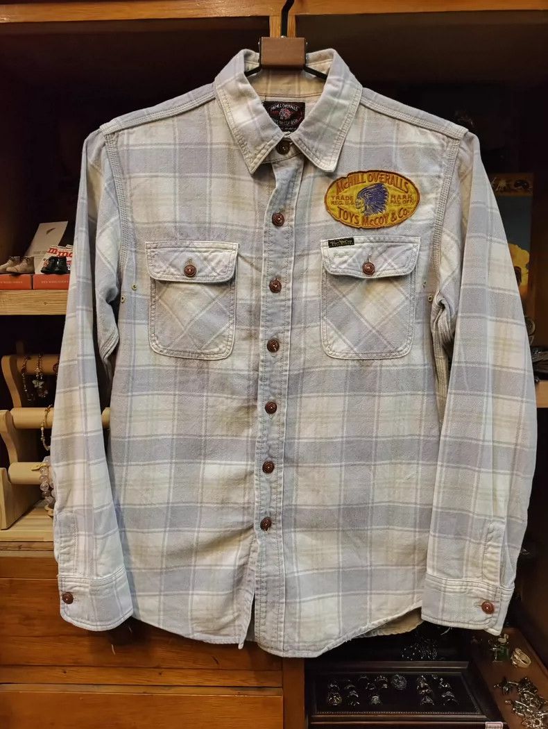 TOYS McCOY TOYS McCoy Plaid Work Shirt, Size 14, Shoulder Width 40, C Size US S / EU 44-46 / 1 - 1 Thumbnail