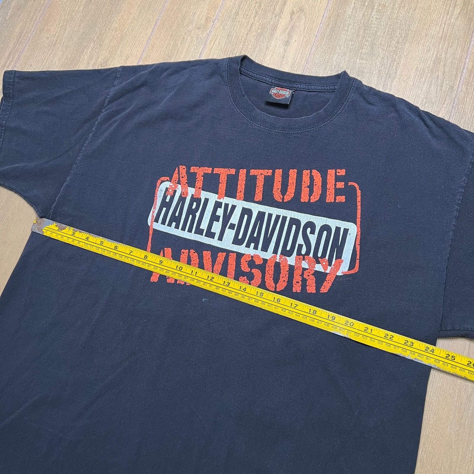Harley Davidson Vintage Harley Davidson Attitude Advisory T Shirt Mens 2XL Size US XXL / EU 58 / 5 - 5 Thumbnail