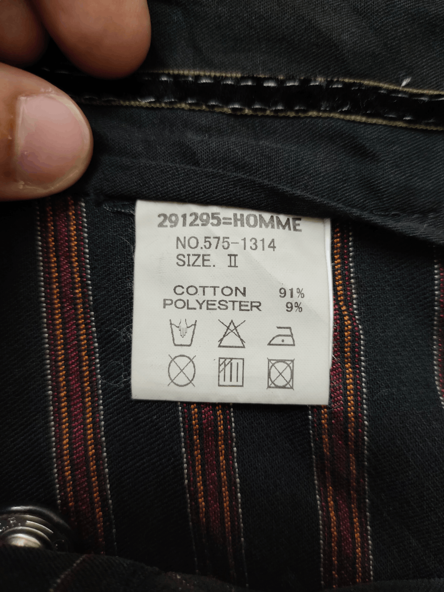 291295=Homme Vintage 291295=Homme Japan Pin Striped Cargo Pants Size US 31 - 20 Thumbnail