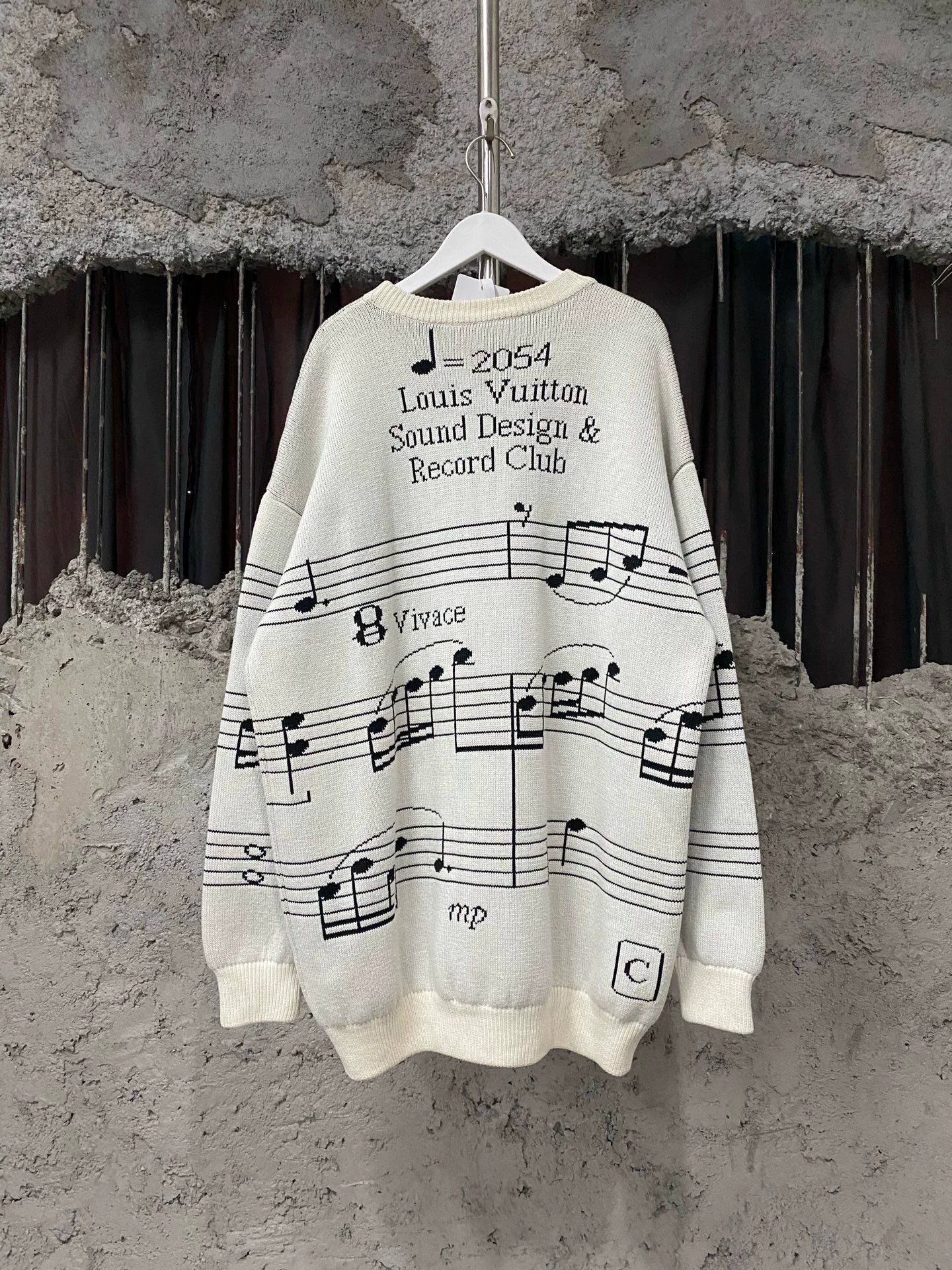 Louis Vuitton Louis Vuitton LV musical note sweater. Size: M. Size M / US 6-8 / IT 42-44 - 2 Thumbnail