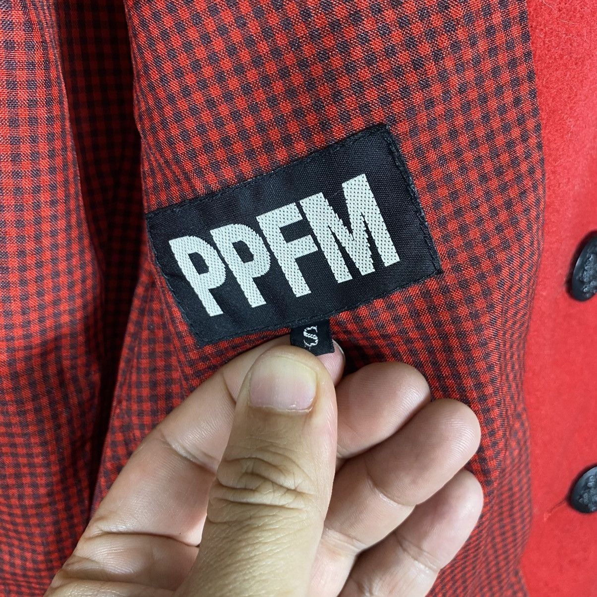 PPFM Vintage Ppfm Faux Fur Hoodie Zipper Jacket S Size Red Colour Size US S / EU 44-46 / 1 - 8 Thumbnail
