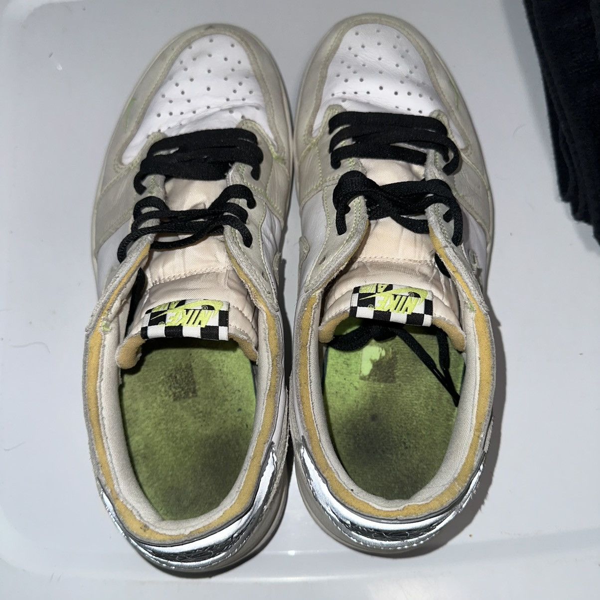 Jordan Brand Nike Air Jordan 1 Retro Low OG "GHOST GREEN" (DM7837-103) Size US 12 / EU 45 - 6 Thumbnail