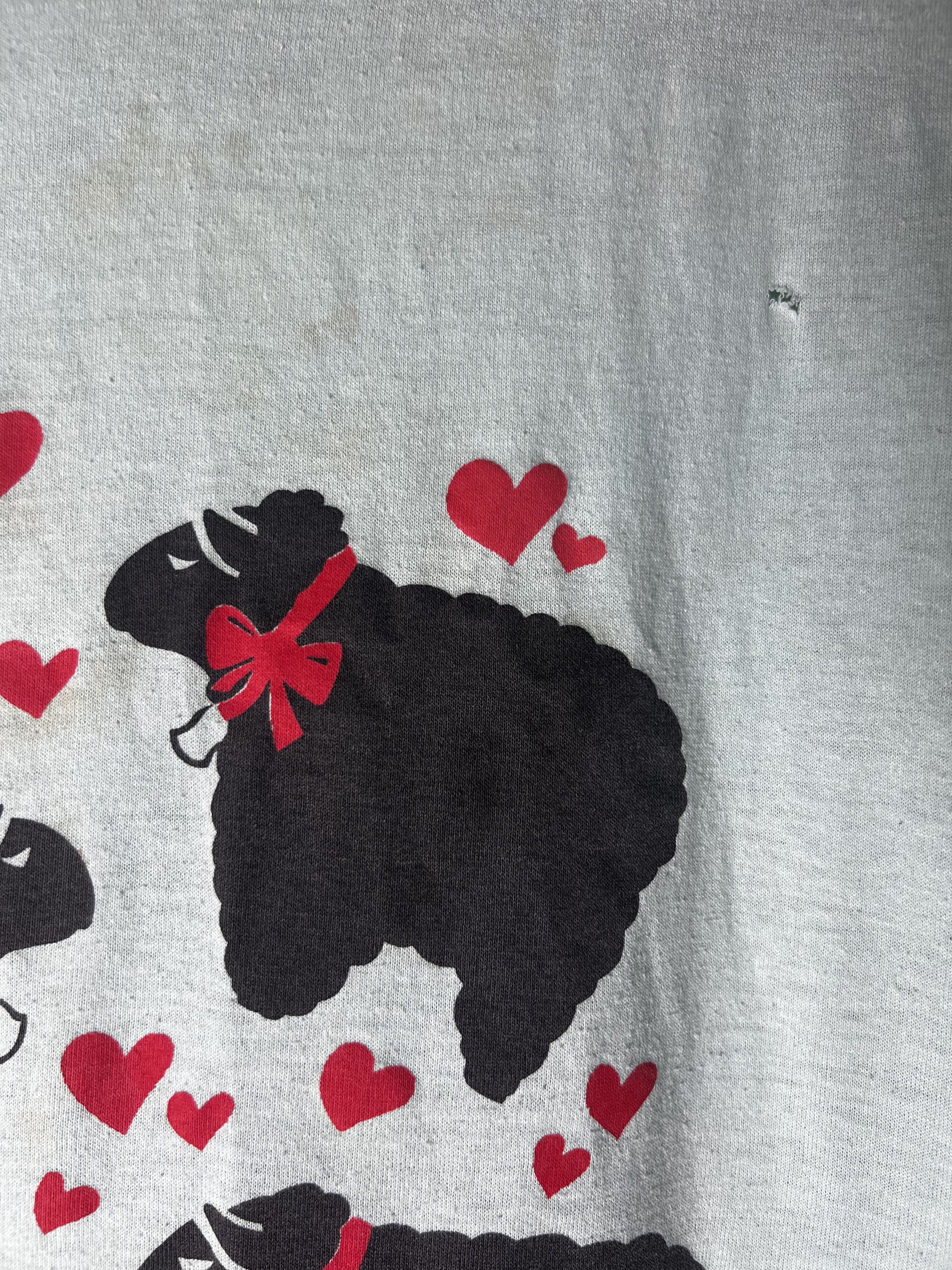 Vintage Vintage "BAAA! BAAA!" Black Sheep Graphic T-shirt Size US XL / EU 56 / 4 - 5 Thumbnail