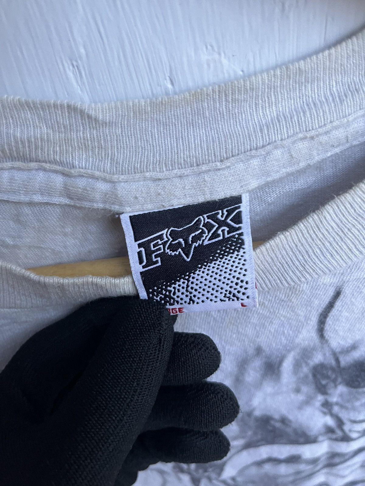 Fox Racing STEAL! Crazy Y2K Fox Logo Smoke Tee Punk Size US S / EU 44-46 / 1 - 2 Thumbnail