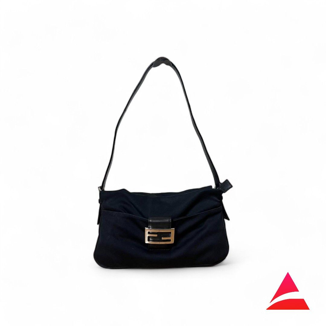 Fendi Fendi - Mamma Baguette Shoulder Bag Black Size ONE SIZE - 1 Thumbnail