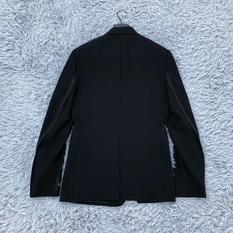 Dior Dior 18fw black fabric patchwork sleeve label suit 2501-Nex Size 48R - 4 Thumbnail