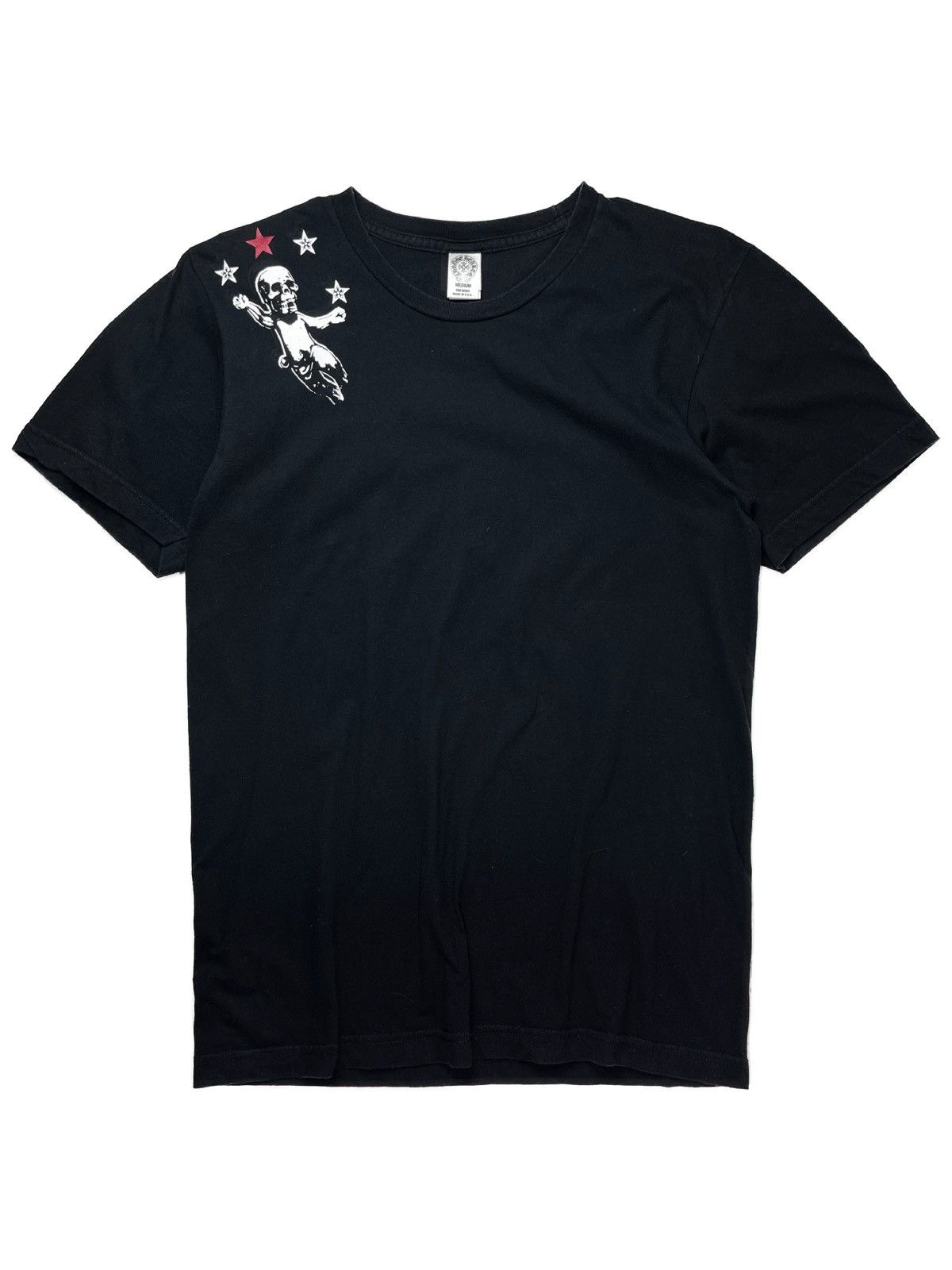 Chrome Hearts Chrome Hearts Foti Skull Horseshoe Logo Tshirt Size US M / EU 48-50 / 2 - 2 Thumbnail