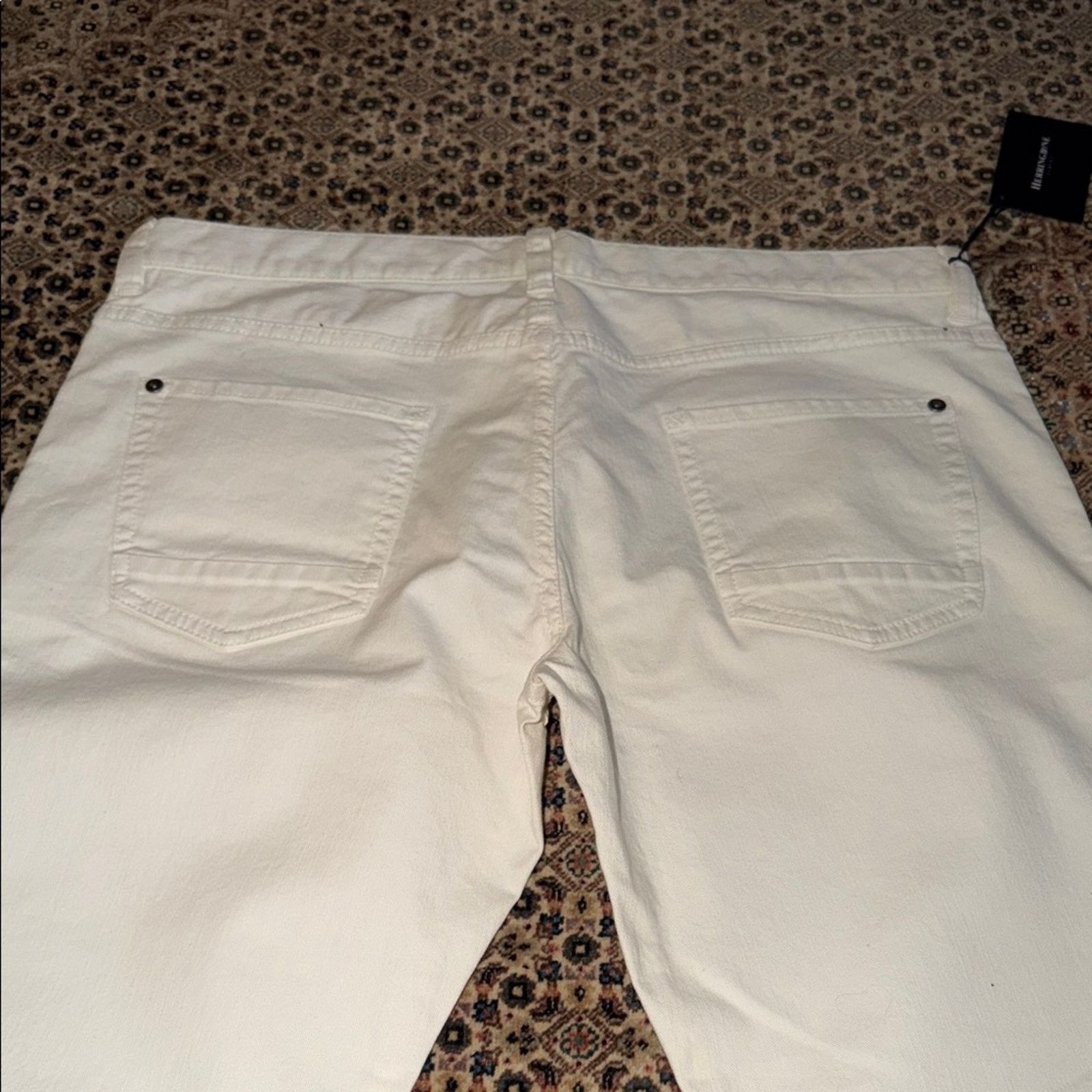 & Other Stories Herringbone Sydney Tag White Men's Jeans Size 36 Size US 36 / EU 52 - 9 Thumbnail