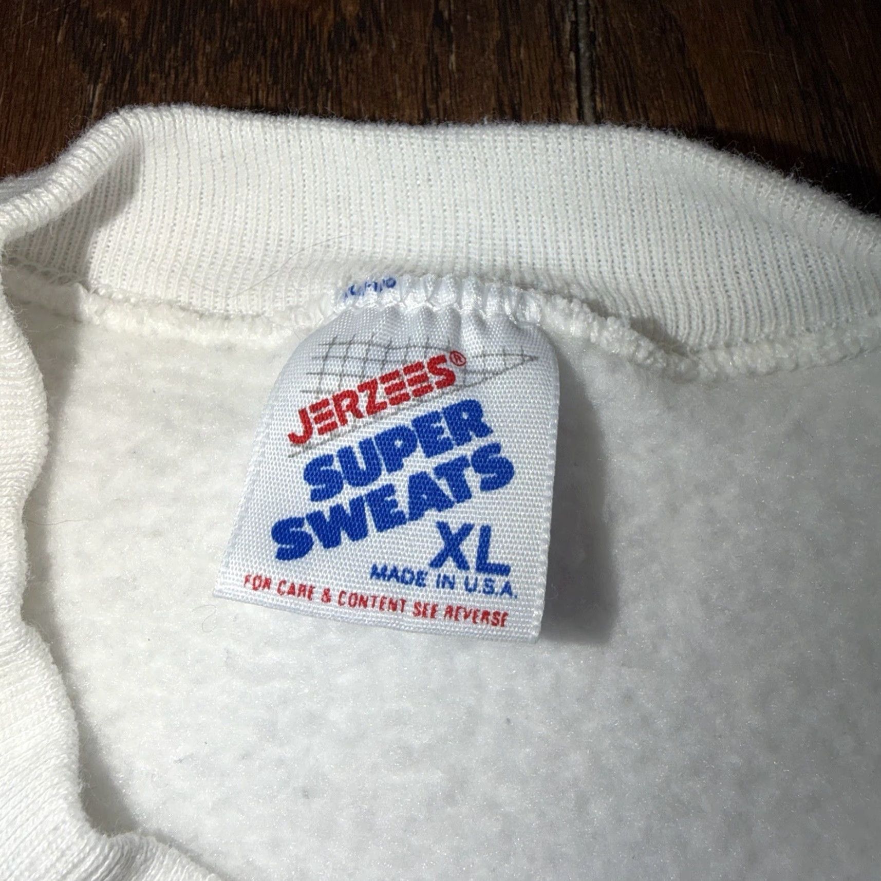Jerzees VINTAGE Republican Party Elephant Logo Sweatshirt 90s Mens XL White Jerzees Pullover Size US XL / EU 56 / 4 - 3 Thumbnail