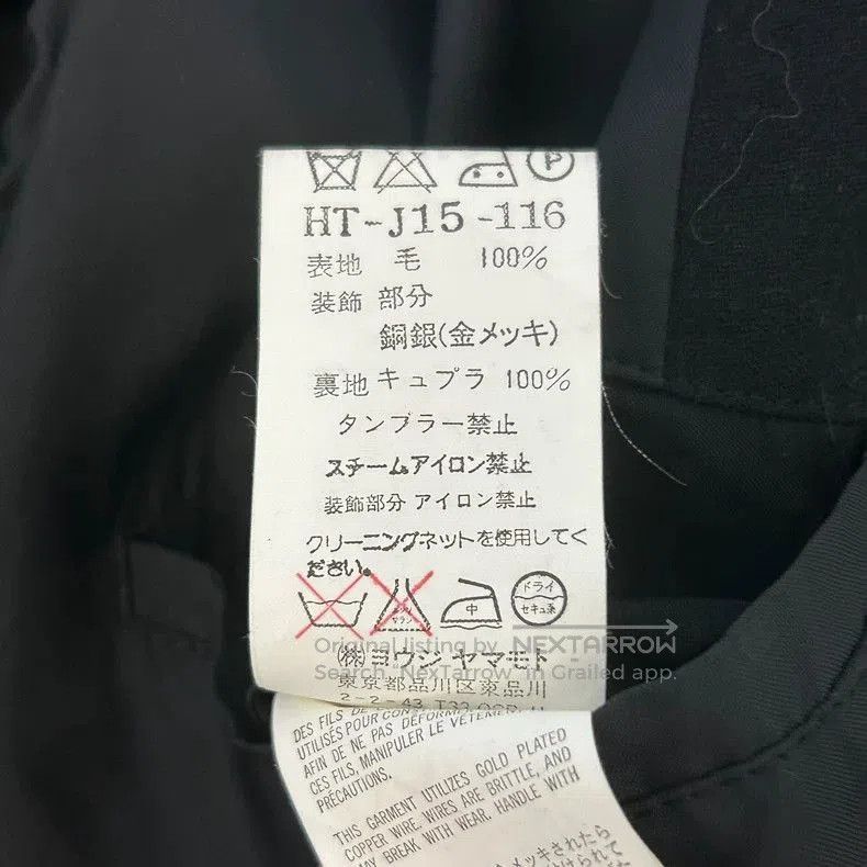 Yohji Yamamoto Yohji Yamamoto 00AW Couture Wool Blazer. Size US L / EU 52-54 / 3 - 8 Thumbnail