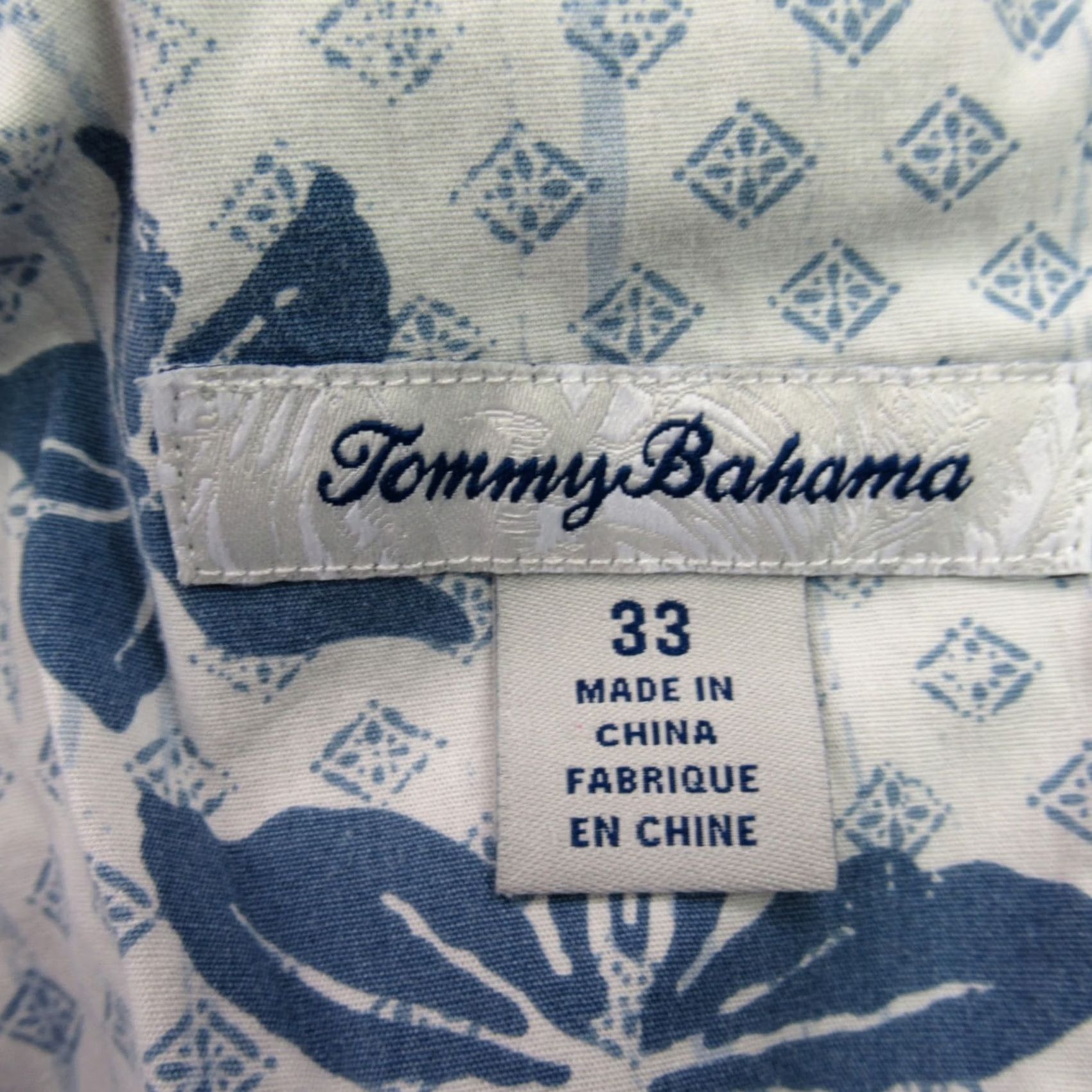 Tommy Bahama Tommy Bahama Gray Boracay Chino Shorts - Size 33 - 8 in Inseam - Regular Fit - Cargo/Slash Pockets - Cotton Blend - Men Size US 33 - 2 Thumbnail