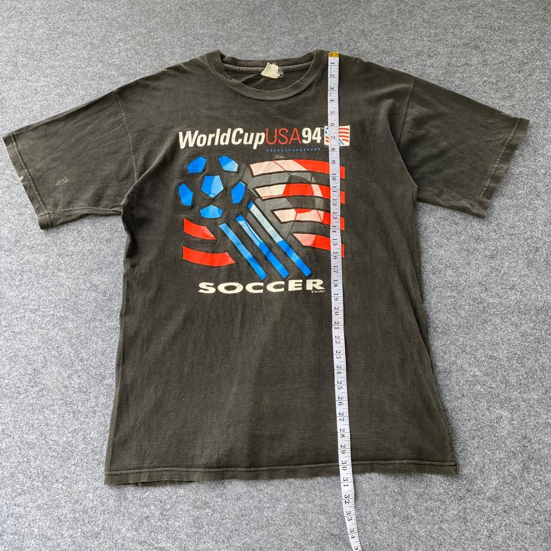 Logo 7 Vintage 90s Worldcup USA 94 Promo Tshirt Size US L / EU 52-54 / 3 - 3 Thumbnail