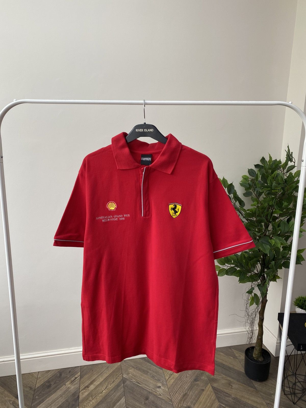 Ferrari × Vintage Vintage Ferrari 2002 Australian Melbourne 1/4 zip polo Size US L / EU 52-54 / 3 - 1 Thumbnail