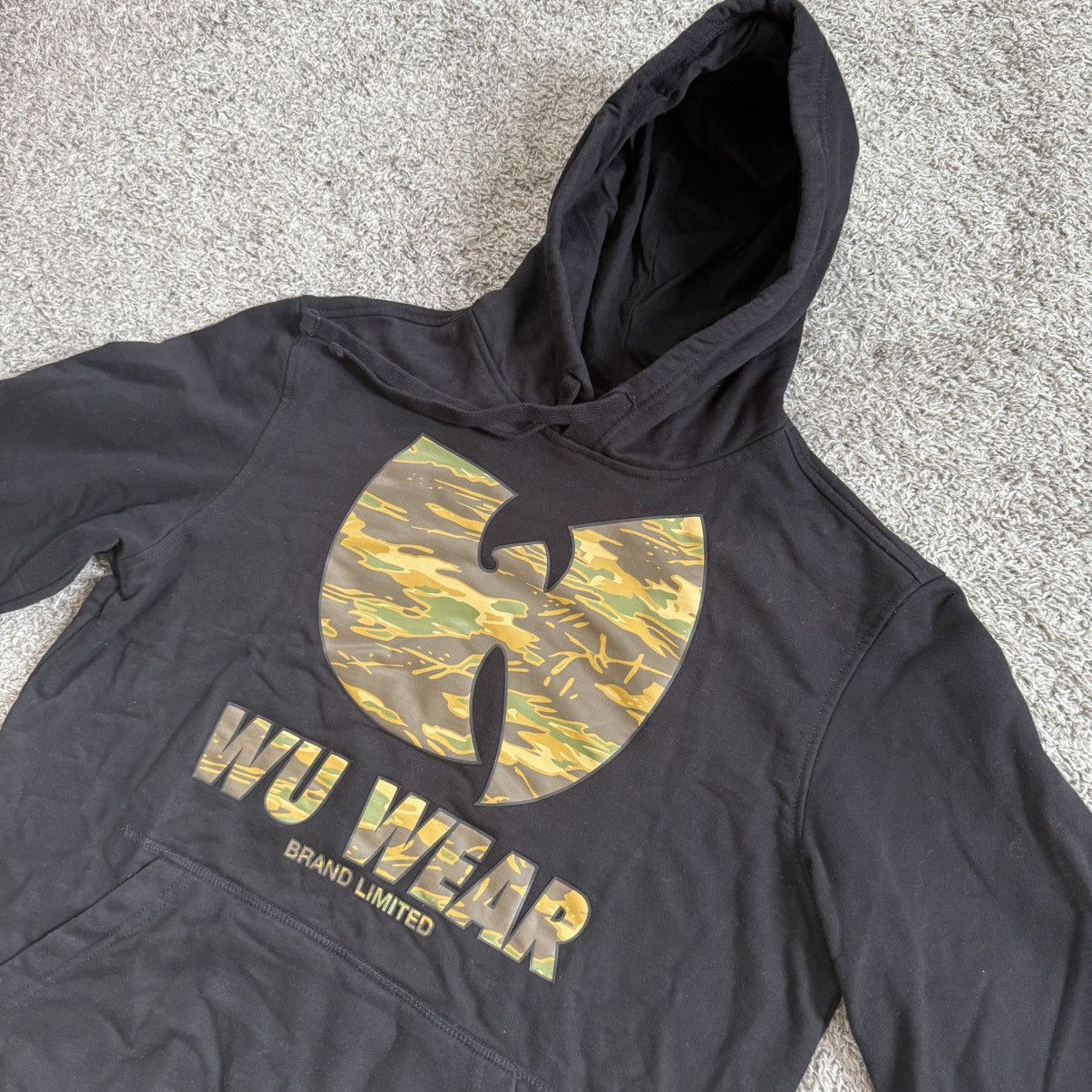 Wu-Tang Clan 🔴Wu-Wear Hoodie Size Small Wu-Tang Black Camo Sweater Size US S / EU 44-46 / 1 - 10 Thumbnail