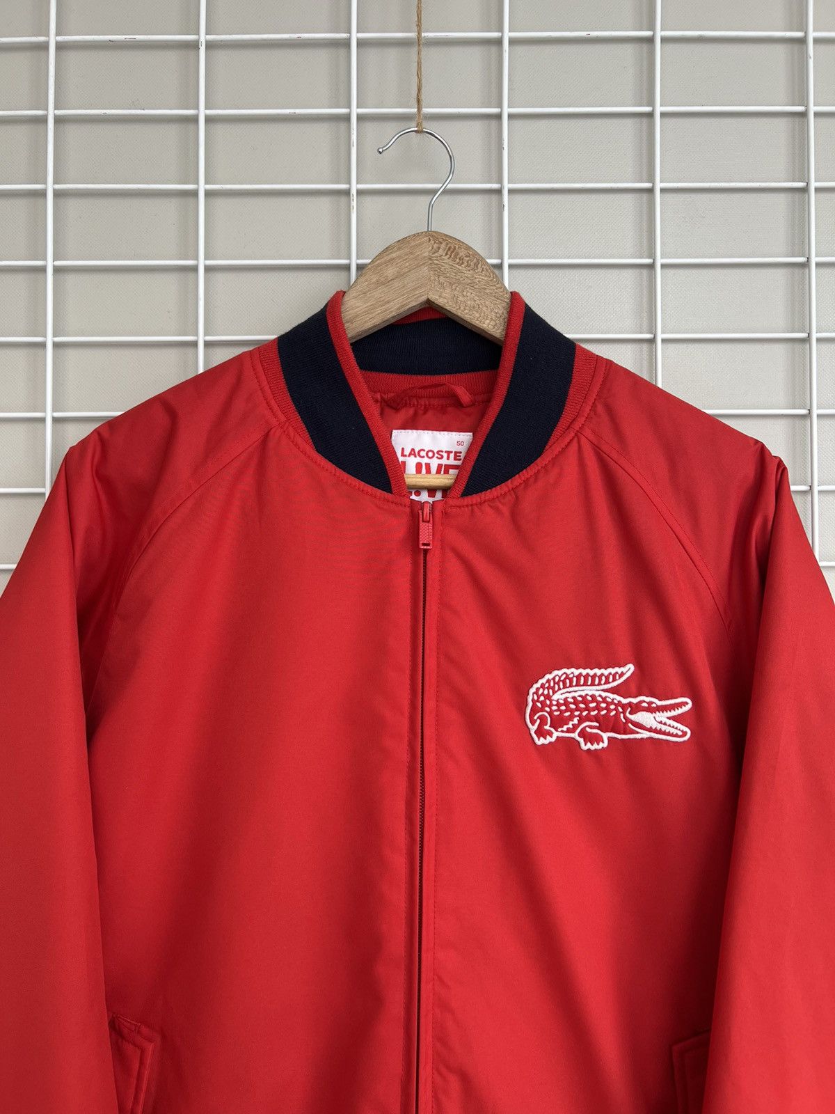 Lacoste Lacoste Live Embroidered Logo Bomber Jacket Men Size 50 or M Size US M / EU 48-50 / 2 - 2 Thumbnail