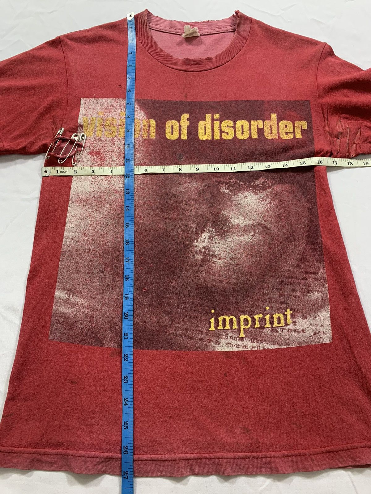 Vintage Vintage Distressed VOD Vision of disorder sick Size US M / EU 48-50 / 2 - 3 Thumbnail