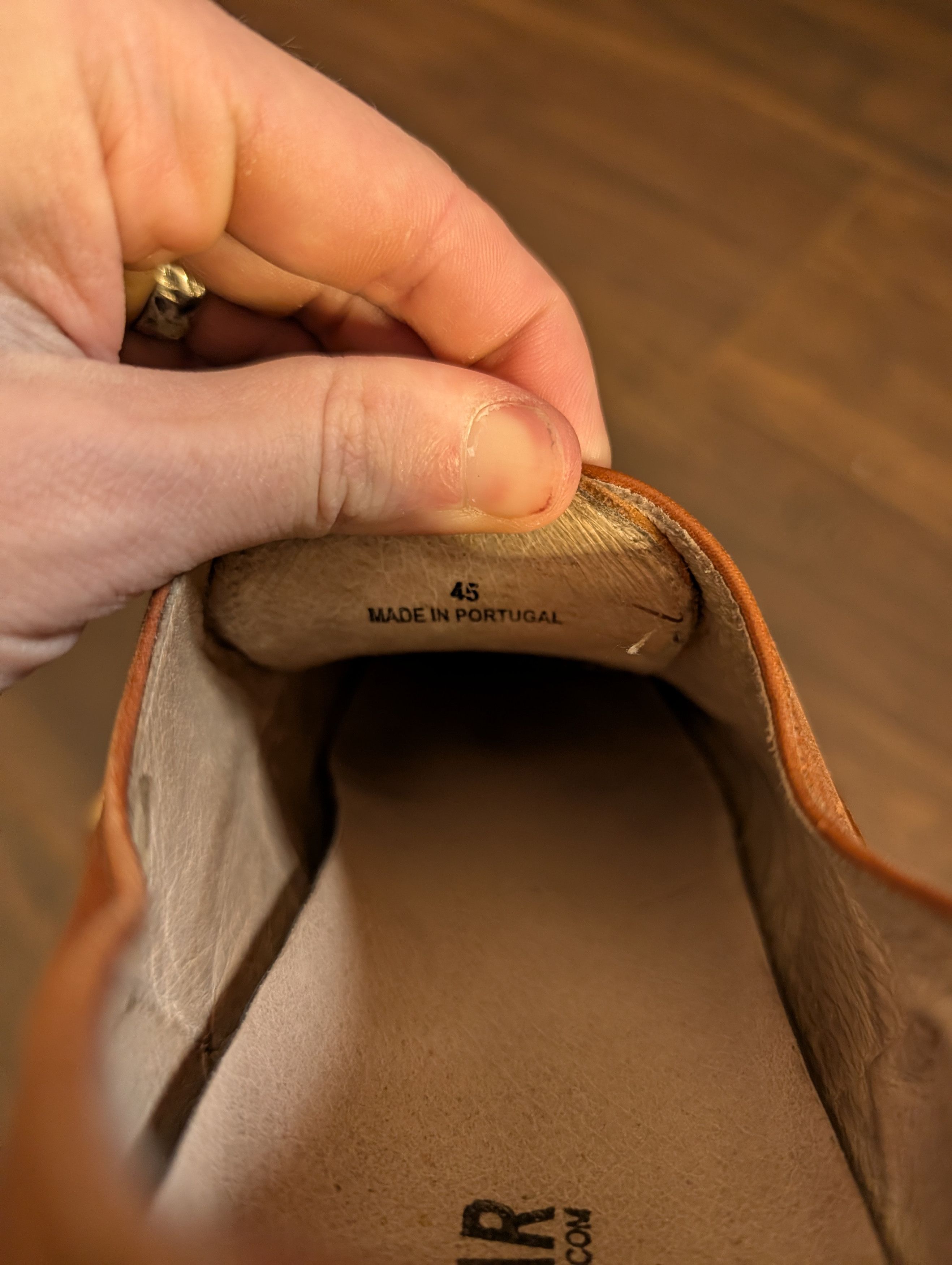 SWEAR London Tan brown soft leather capped toe oxford shoes 45 Size US 12 / EU 45 - 7 Thumbnail