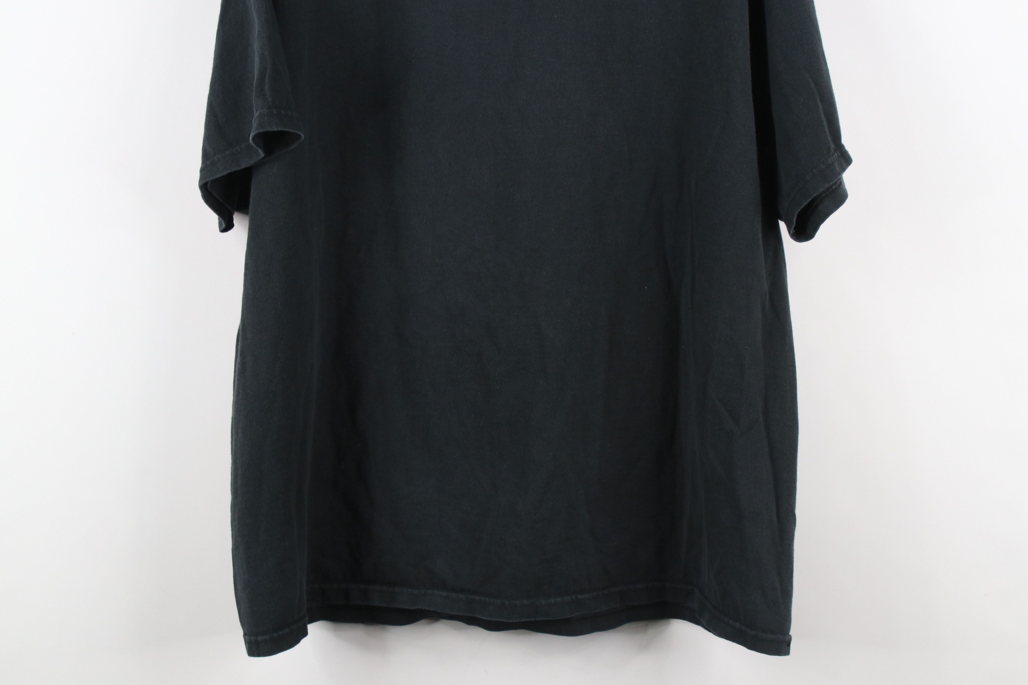 Vintage Vintage 90s Spell Ohio State University T-Shirt Black Cotton Size US XL / EU 56 / 4 - 12 Thumbnail