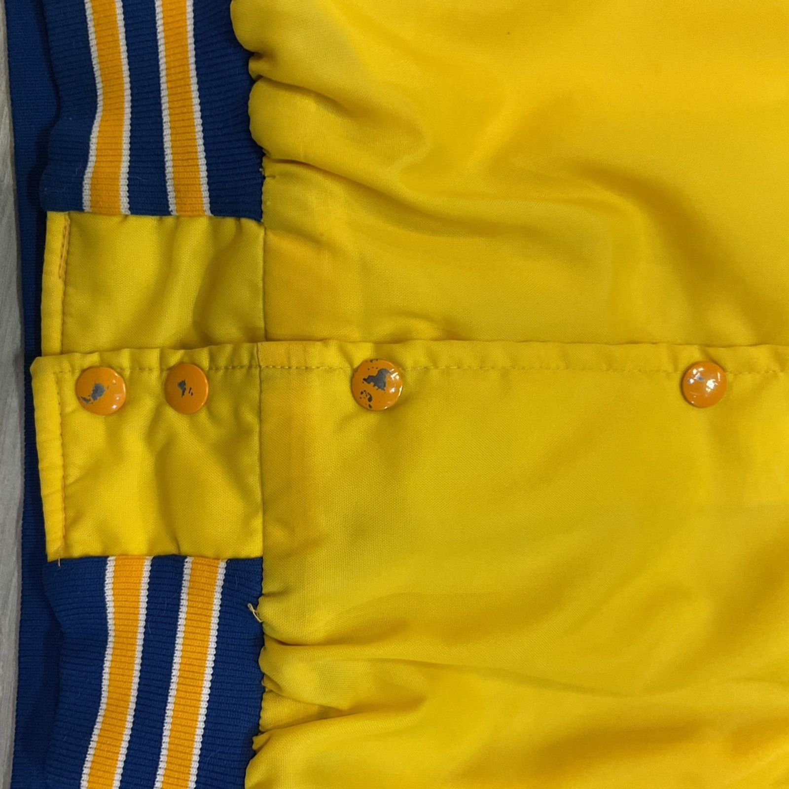 Vintage 1970s–early 1980s Nylon Snap Bomber / Softball Team Jacket Size US L / EU 52-54 / 3 - 5 Thumbnail