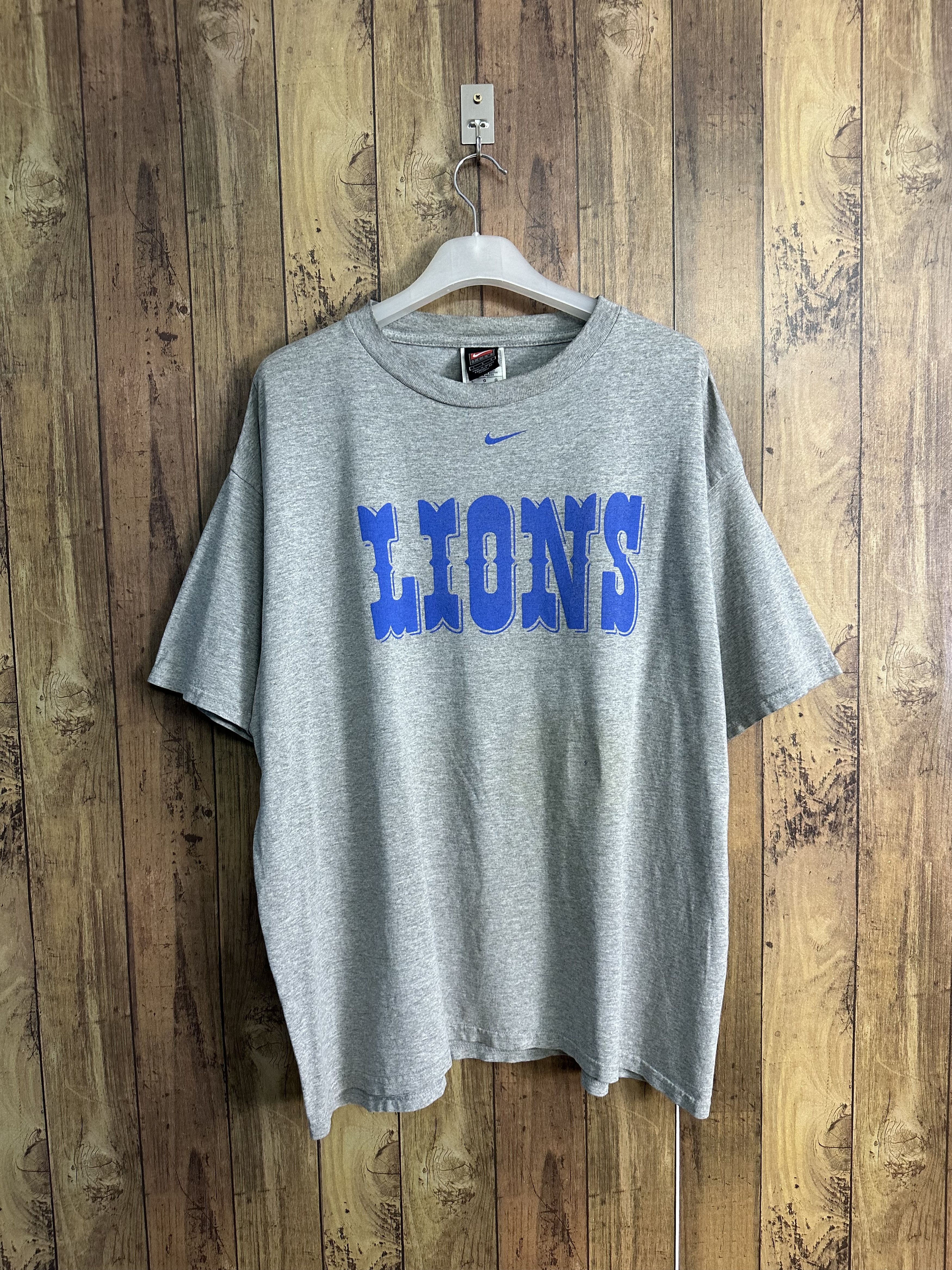 Nike × Vintage Vintage Nike Lions Club Center Swoosh Logo A341 Size US L / EU 52-54 / 3 - 1 Thumbnail