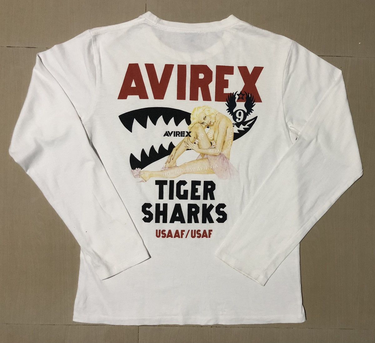 Vintage Avirex Tiger Sharks USAAF/USAF Size US M / EU 48-50 / 2 - 2 Thumbnail