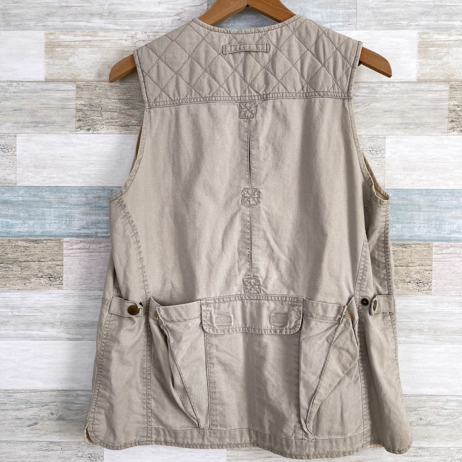 Royal Robbins Royal Robbins Vintage 90s Hiking Safari Vest Beige Mens M Size US M / EU 48-50 / 2 - 4 Thumbnail