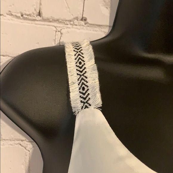 Other Loveriche White Black Embroidered Tunic Dress Size S / US 4 / IT 40 - 6 Thumbnail