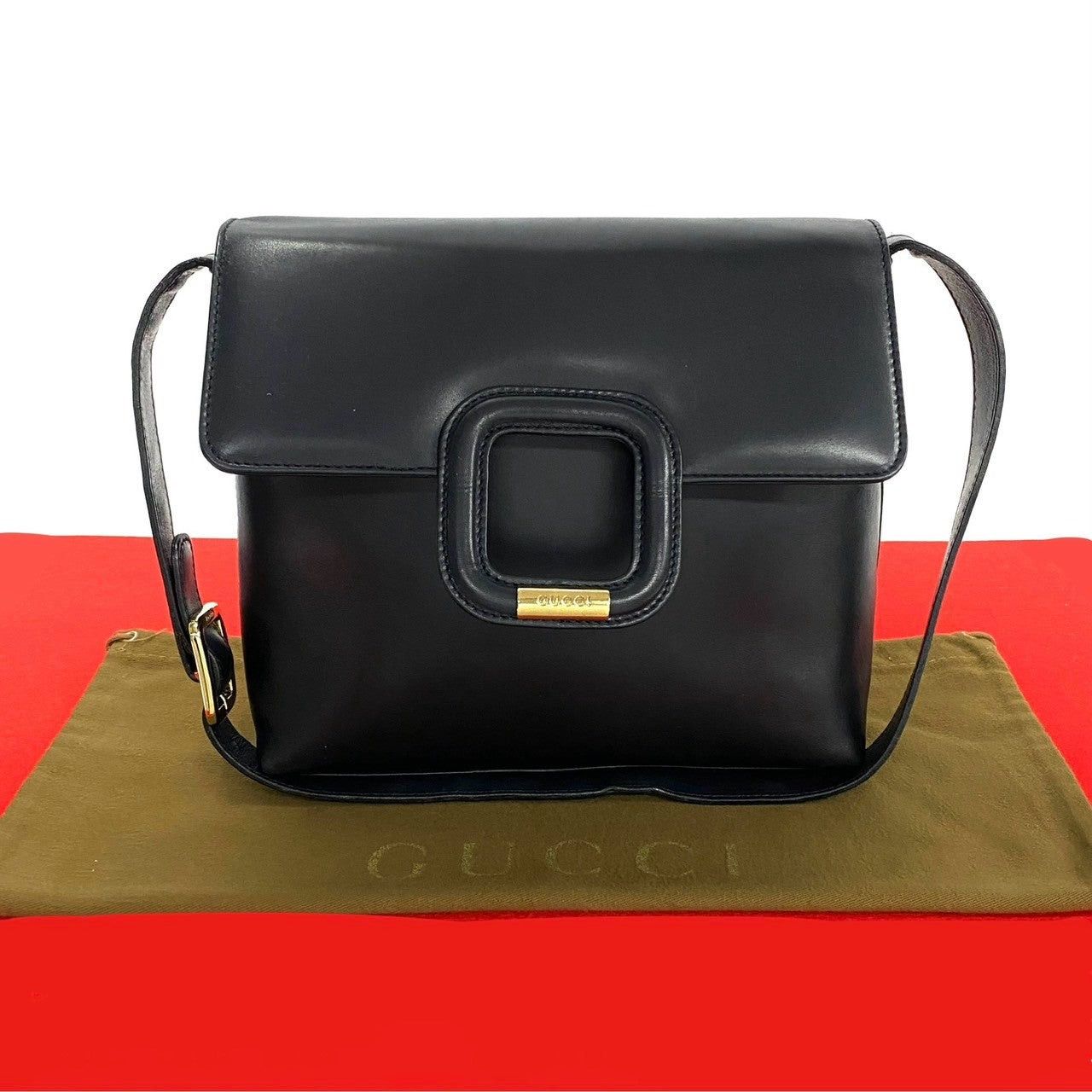 Gucci Gucci Shoulder Bag Blue Leather Size ONE SIZE - 1 Thumbnail