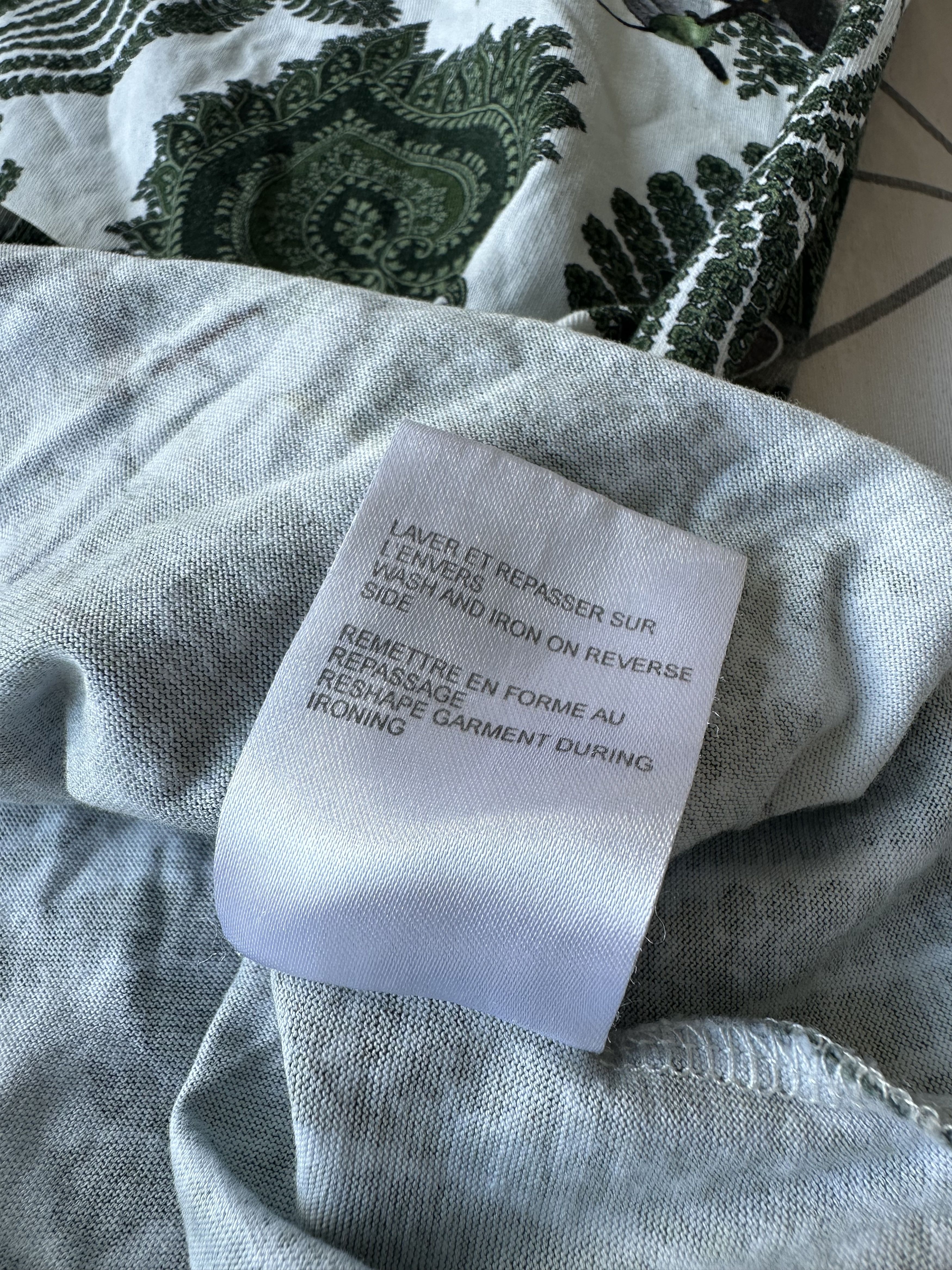 Givenchy SS13 Givenchy Planes War Paisley Green T shirt Tisci Era Size US M / EU 48-50 / 2 - 6 Thumbnail