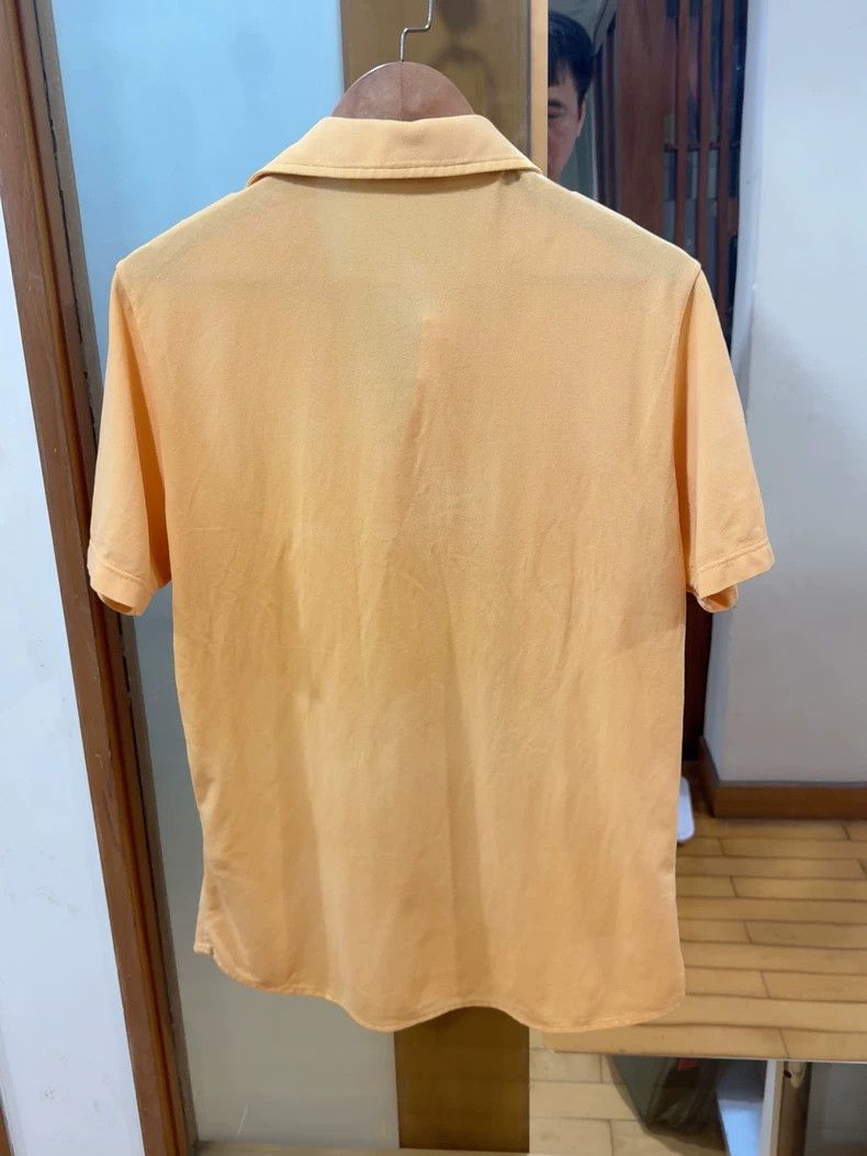 Loro Piana LORO PIANA Yellow short-sleeved polo shirt Size US L / EU 52-54 / 3 - 4 Thumbnail