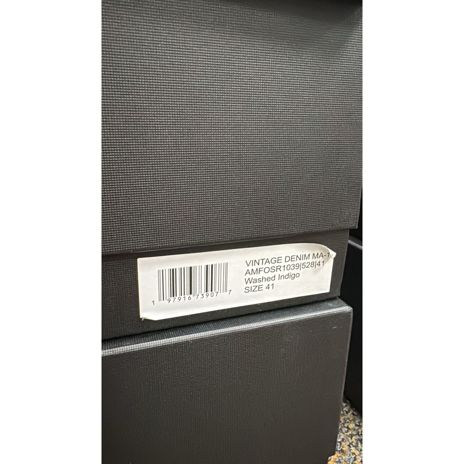 Amiri o1rshd1 Vintage Denim MA-1 Sneakers in Washed Indigo Size US 8 / EU 41 - 22 Thumbnail