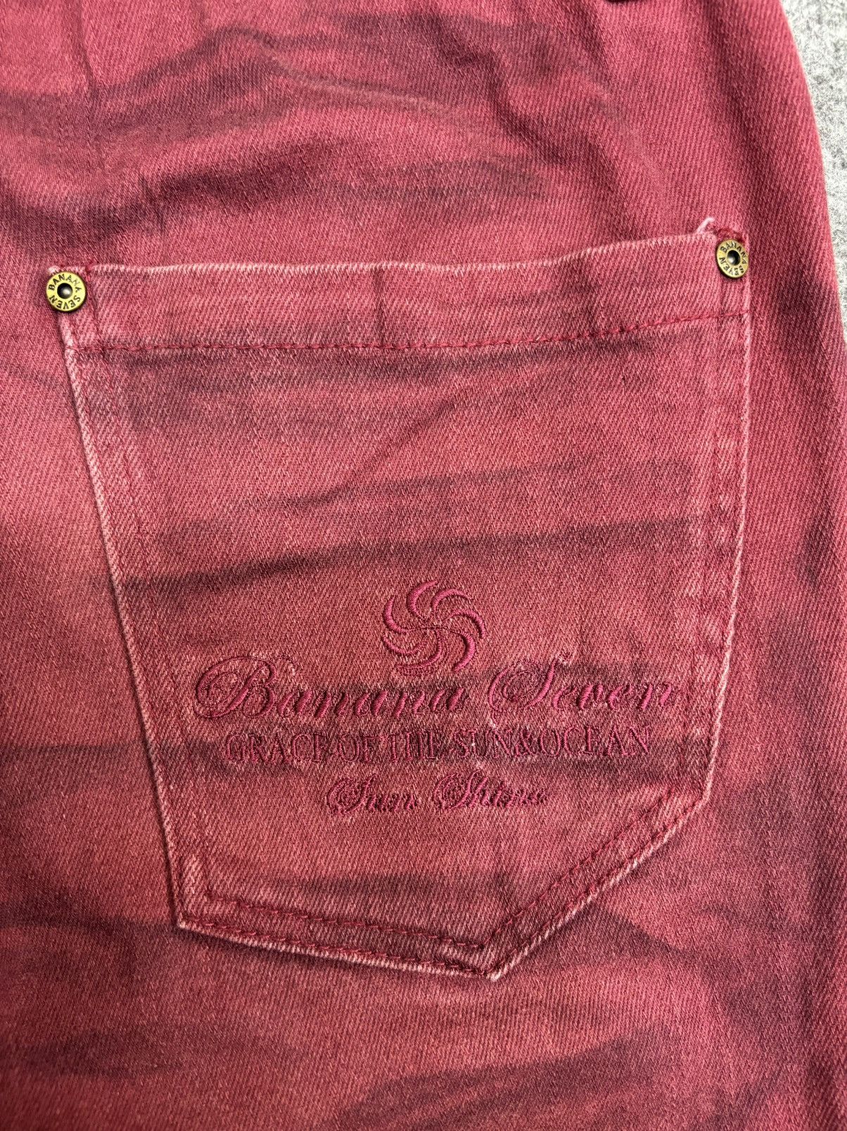 Japanese Brand 💥Insane Surf Style💥Banana Seven Slash Fades Denim F563 Size US 32 / EU 48 - 16 Thumbnail