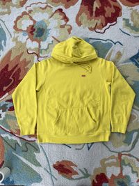 Supreme Small Box Logo Hoodie SS20 Lemon