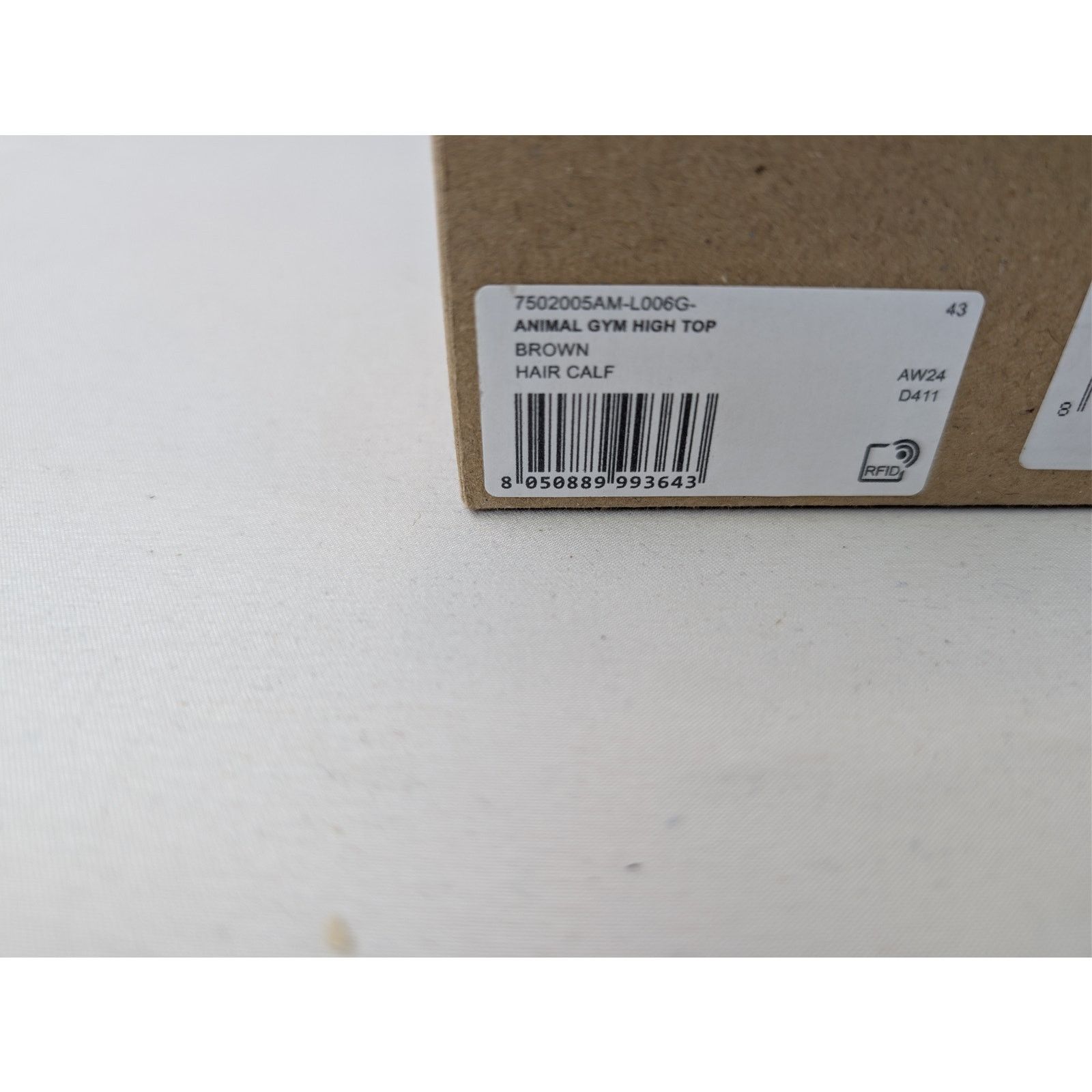 Vivienne Westwood o1rshd1 Animal Gym High Top Sneakers in Brown Size US 10 / EU 43 - 23 Thumbnail