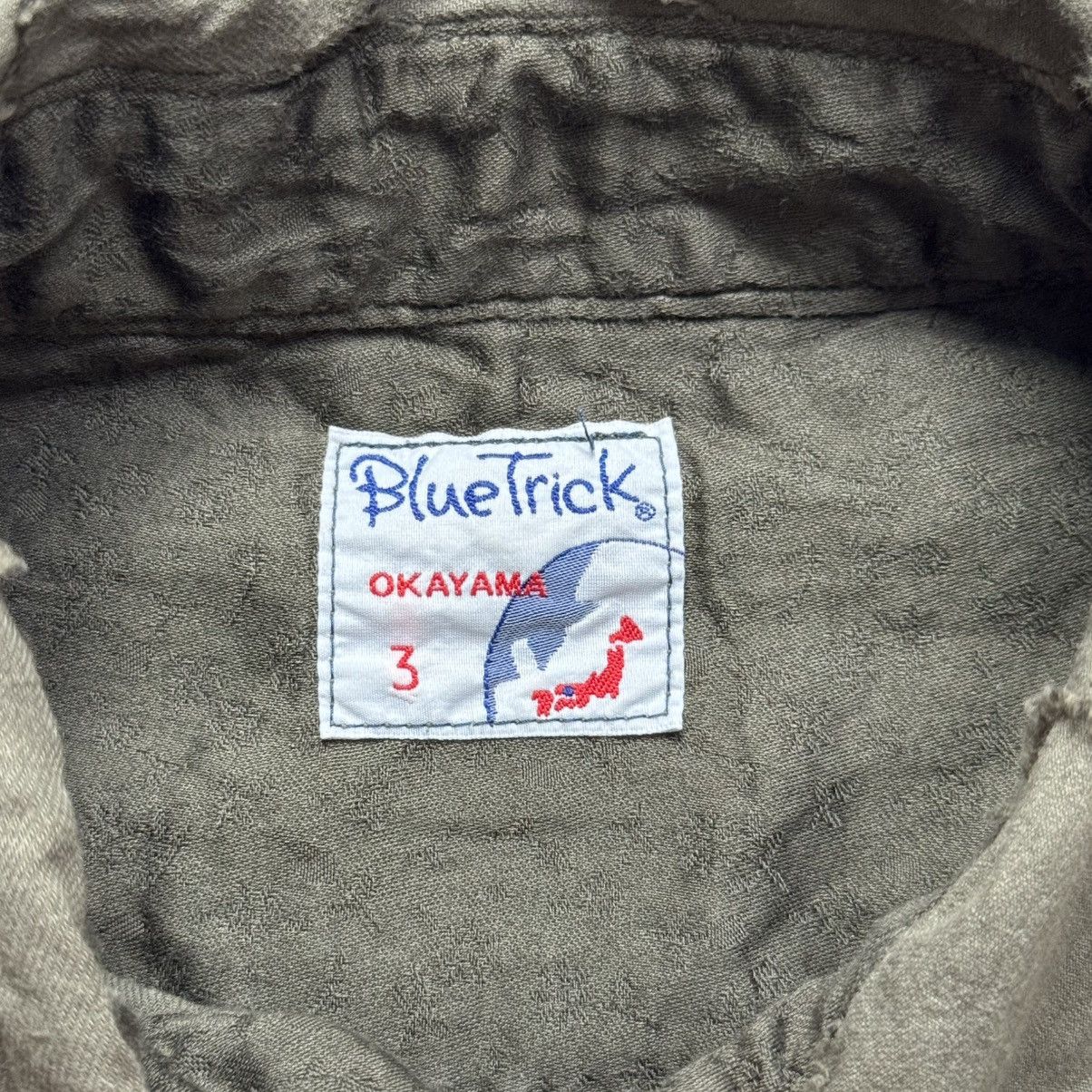 Japanese Brand Bluetrick Okayama - Punch Hole Patch Amekaji Vibes L/S Size US S / EU 44-46 / 1 - 7 Thumbnail