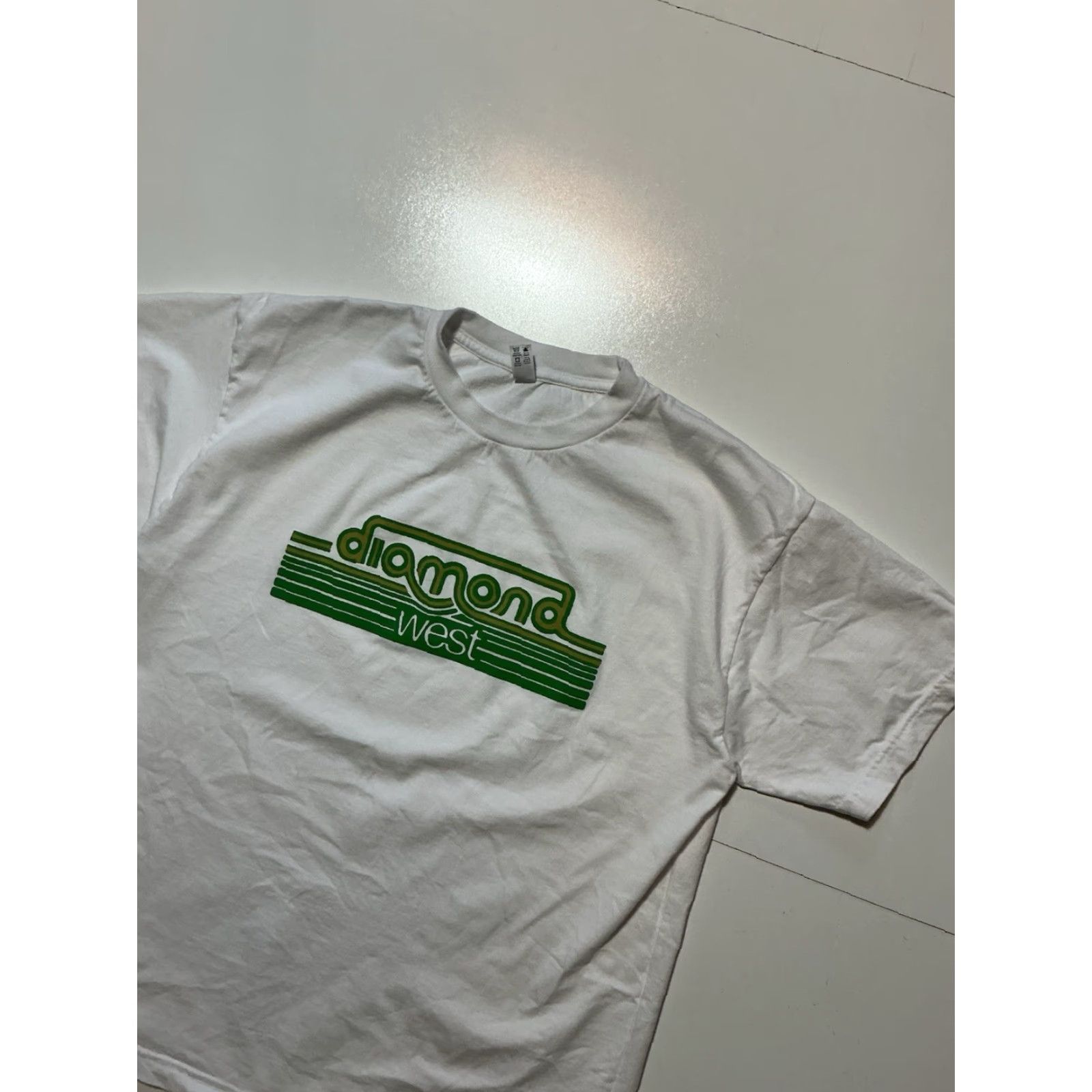 Los Angeles Apparel Los Angeles Apparel Diamond West Records Music Sounds White S/S T-Shirt L Mens Graphic Angel Decade 90s Size US L / EU 52-54 / 3 - 4 Thumbnail