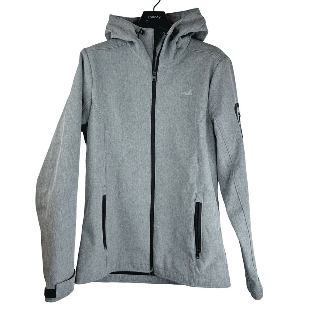 Hollister HOLLISTER Men's Grey Fleece Lined Jacket w Hood/Pockets M Size US M / EU 48-50 / 2 - 1 Thumbnail