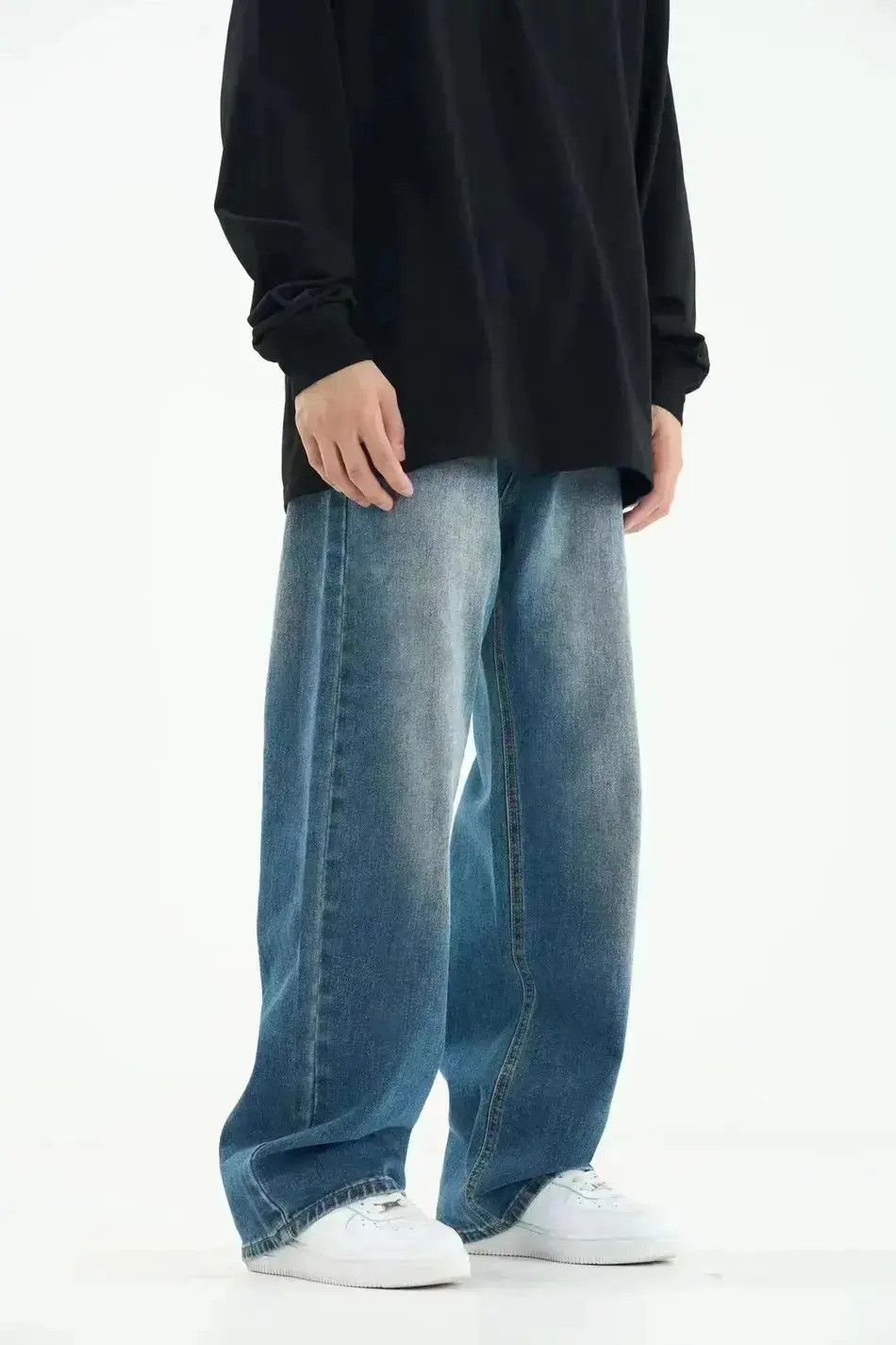 Japanese Brand Flared Blue Denim Jeans Size US 30 / EU 46 - 1 Thumbnail