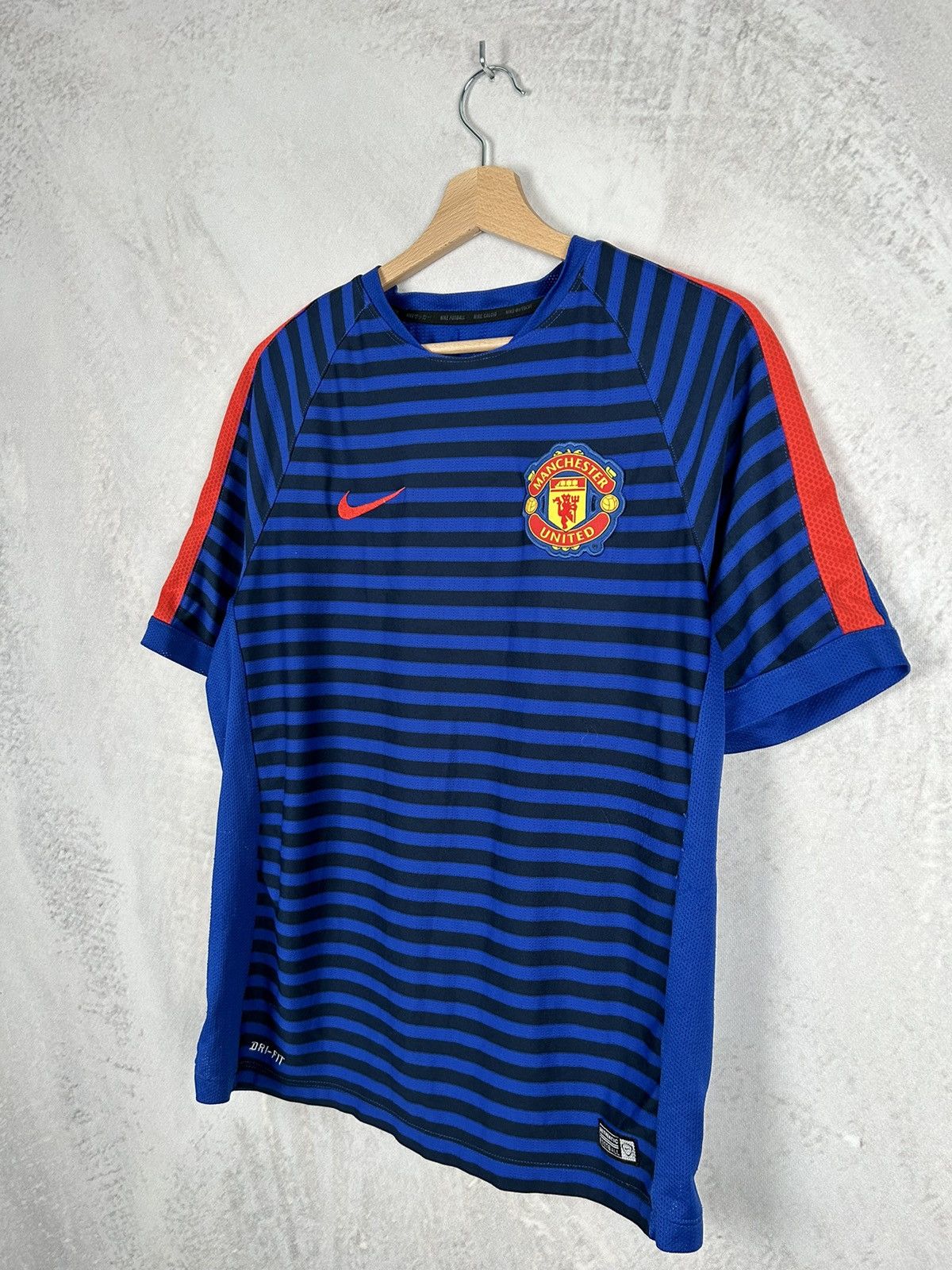 Nike Vintage Manchester United Nike Soccer Jersey Training 90s Size US M / EU 48-50 / 2 - 2 Thumbnail