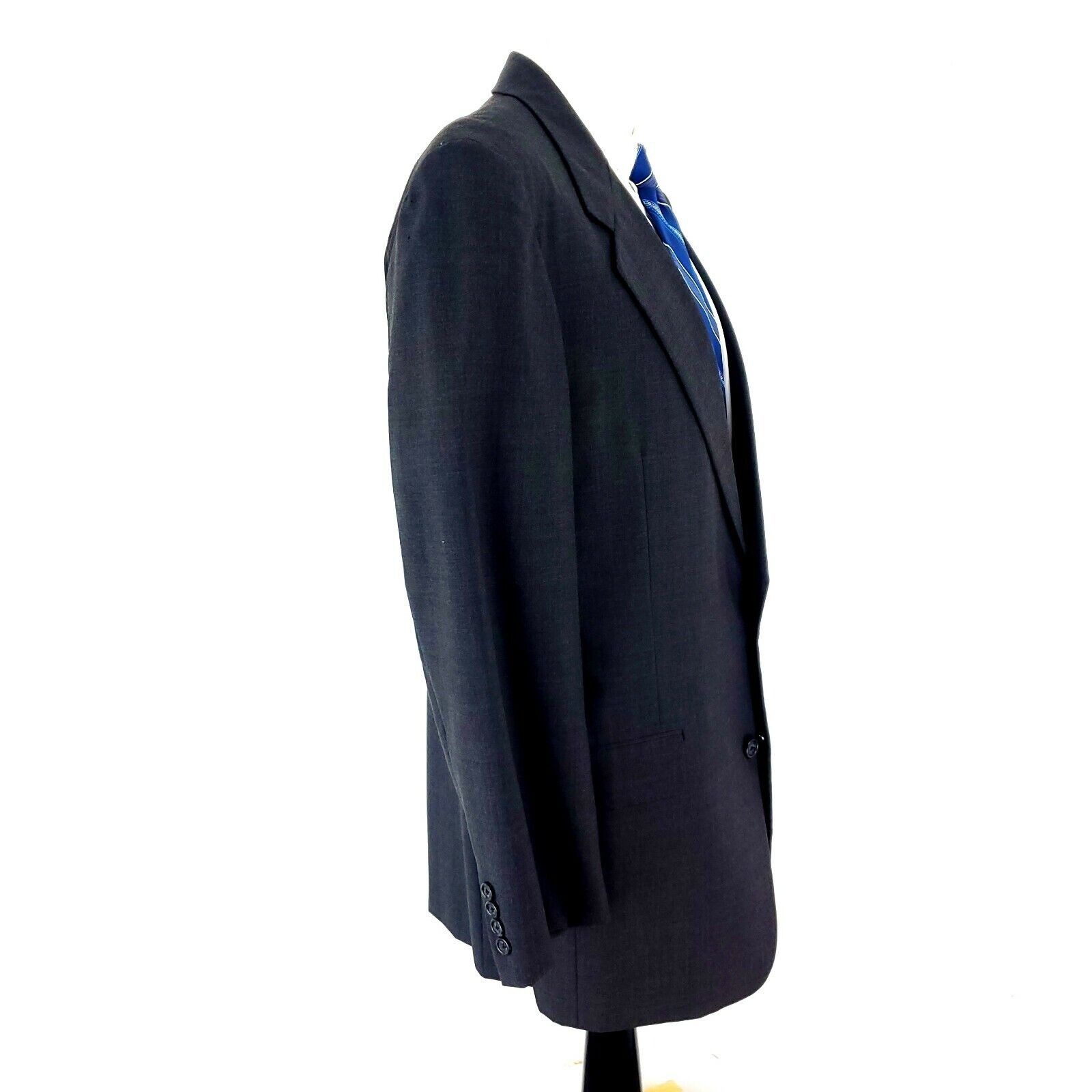 Hickey Freeman Hickey Freeman Boardroom Wool 2 Button 2 Piece Suit 40L Gray Size 40L - 8 Thumbnail