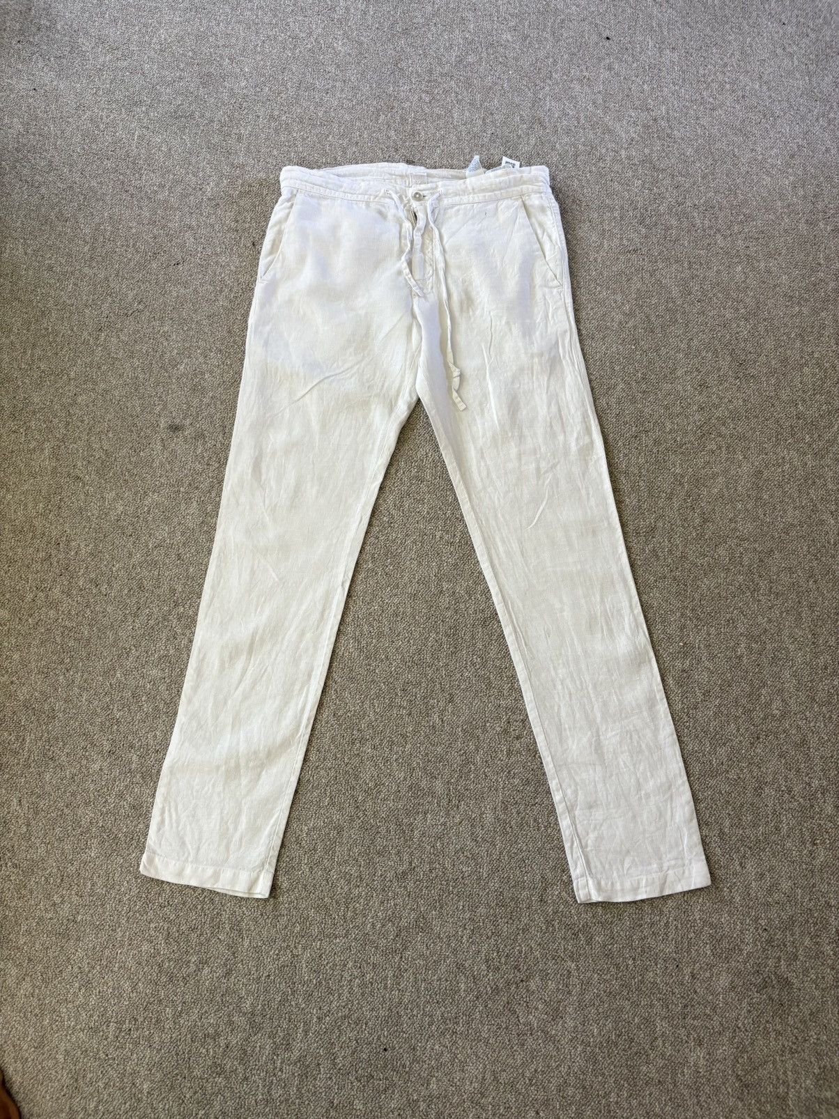 120% Lino luxury Linen trouser Size US 32 / EU 48 - 1 Thumbnail