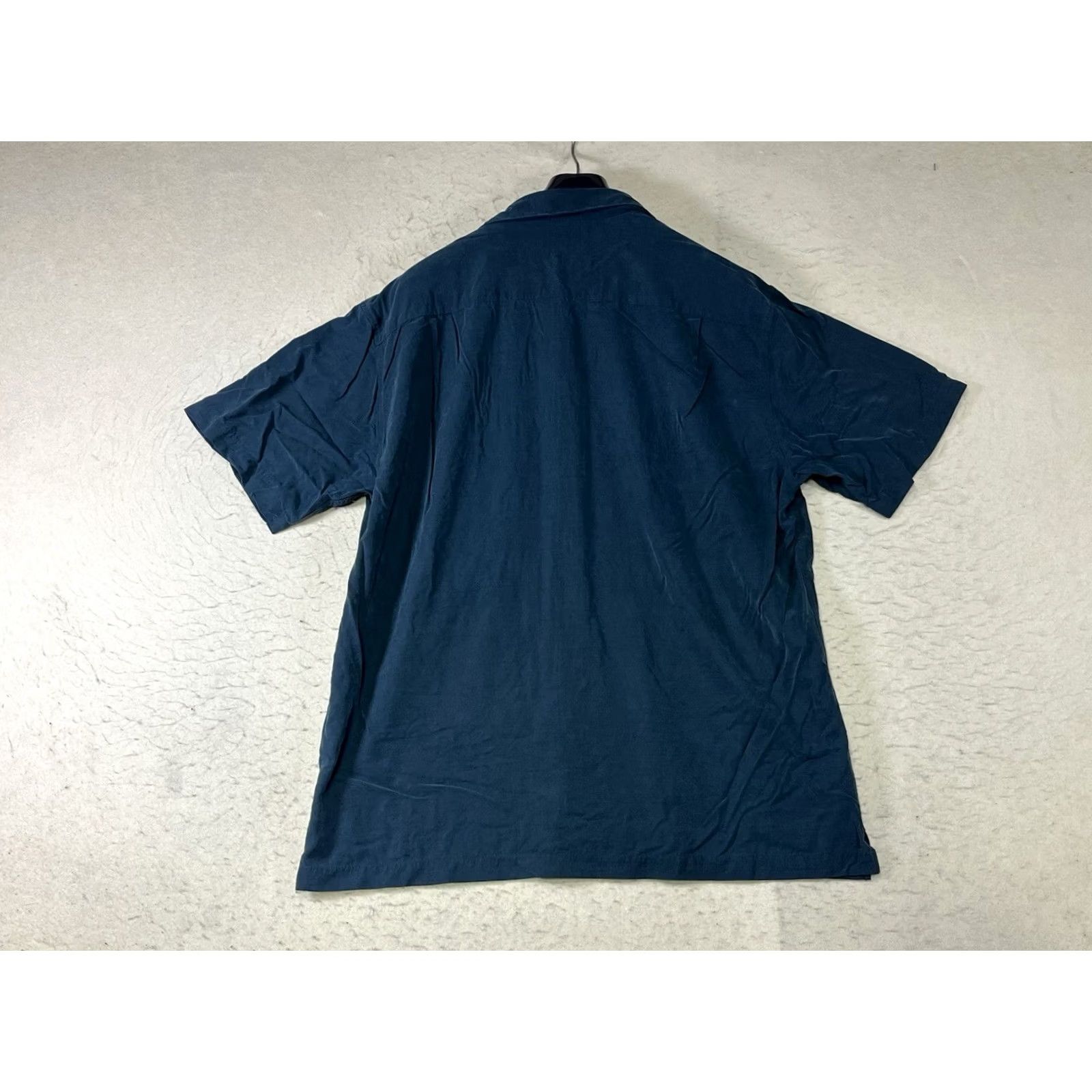 Quiksilver Quiksilver Shirt Short Sleeve Blue XL Mens Board Embroidered Surfing Design Button-Up Size US XL / EU 56 / 4 - 2 Thumbnail