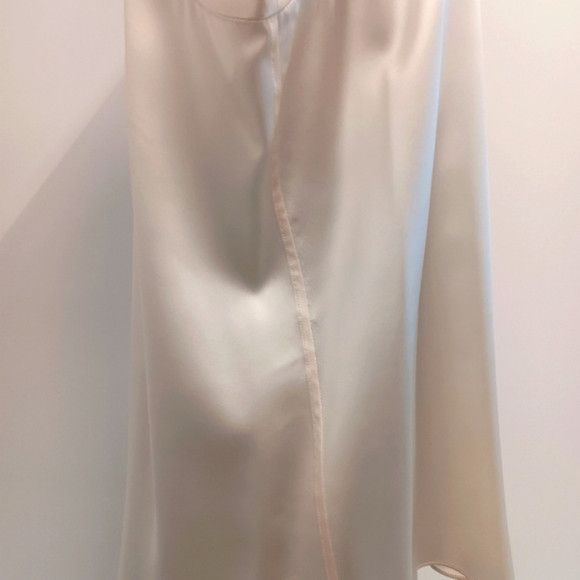Lafayette 148 LAFAYETTE 148 Perla Luxe Silk Charmeuse Blouse - Candlelight Size XL / US 12-14 / IT 48-50 - 5 Thumbnail