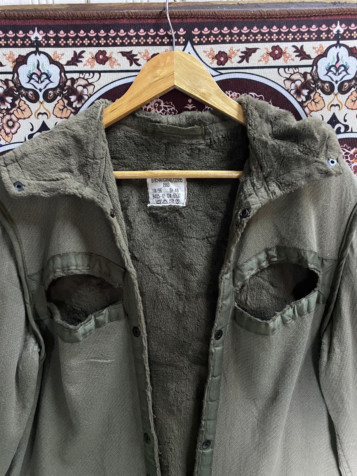 Vintage vintage 80s Feuchter Ringelai Sherpa Hooded Jacket Size US M / EU 48-50 / 2 - 5 Thumbnail