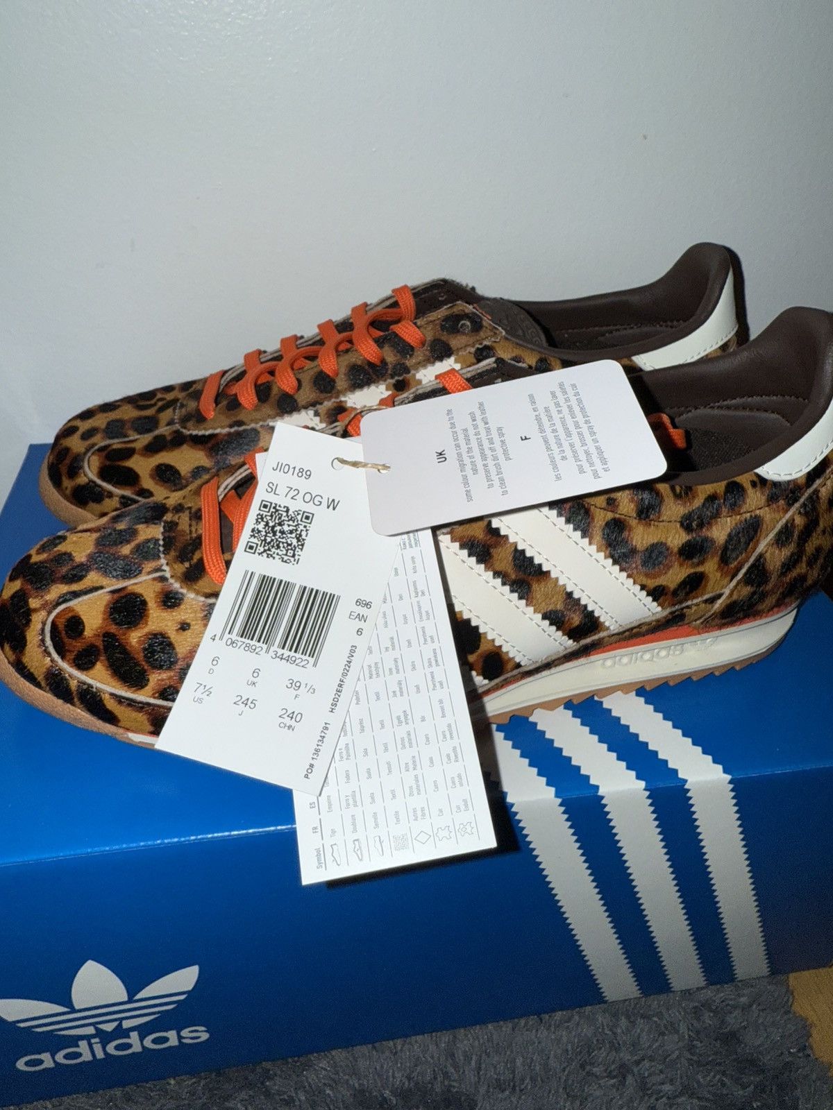 Adidas Adidas SL72 OG W Leopard Size US 7.5 / IT 37.5 - 7 Thumbnail