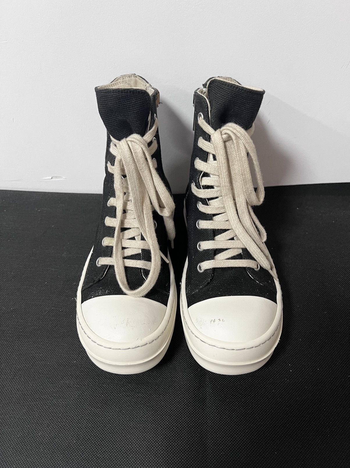 Rick Owens Drkshdw Rick owens drkshdw ramones high top sneakers sz35 Size US 5 / IT 35 - 3 Thumbnail