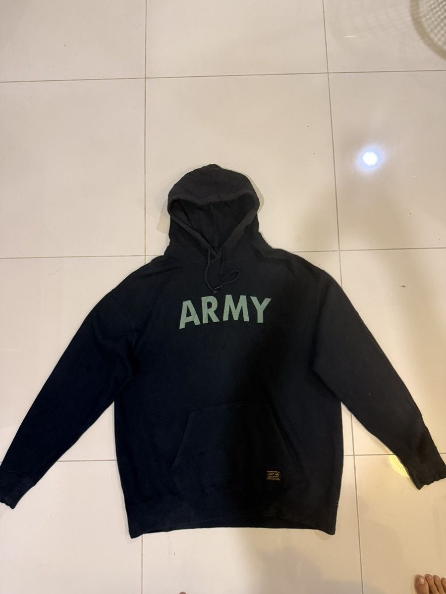 Alpha Industries Alpha Industries Inc. Army Spellout Hoodies Size US XXL / EU 58 / 5 - 5 Thumbnail