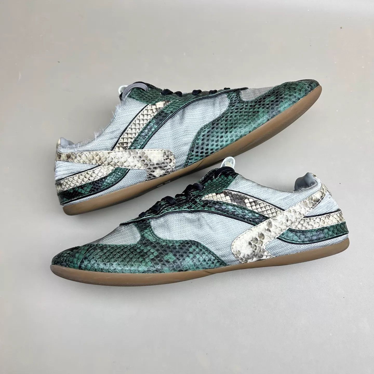 Miu Miu Miu Miu 25 Snake Print Low-Top Sneakers 42 99 New Size US 9 / EU 42 - 4 Thumbnail