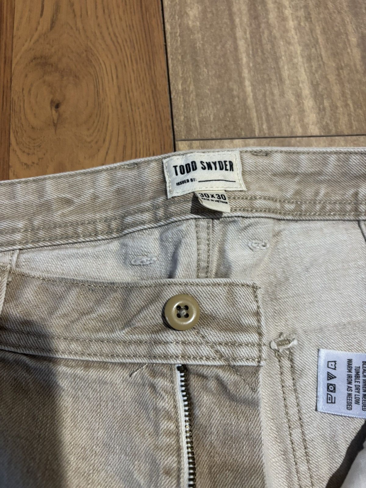 Todd Snyder Todd synder Beige Loop Jeans Size US 30 / EU 46 - 5 Thumbnail